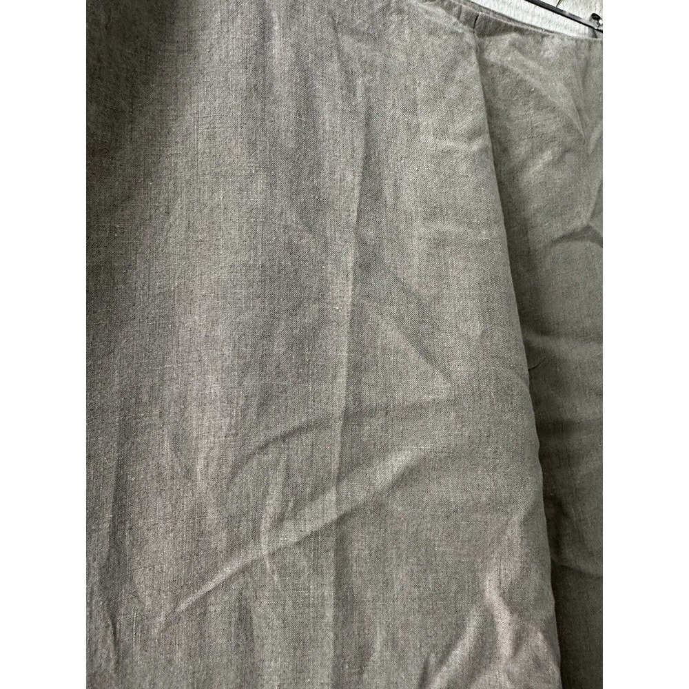 EILEEN FISHER 100% Organic Linen Pants Natural Beige Relaxed Side Zip Women XL - Picture 4 of 12